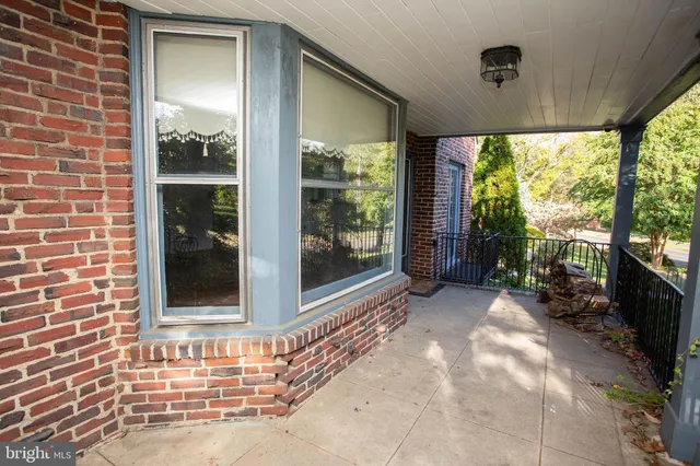 a view of a door of the house