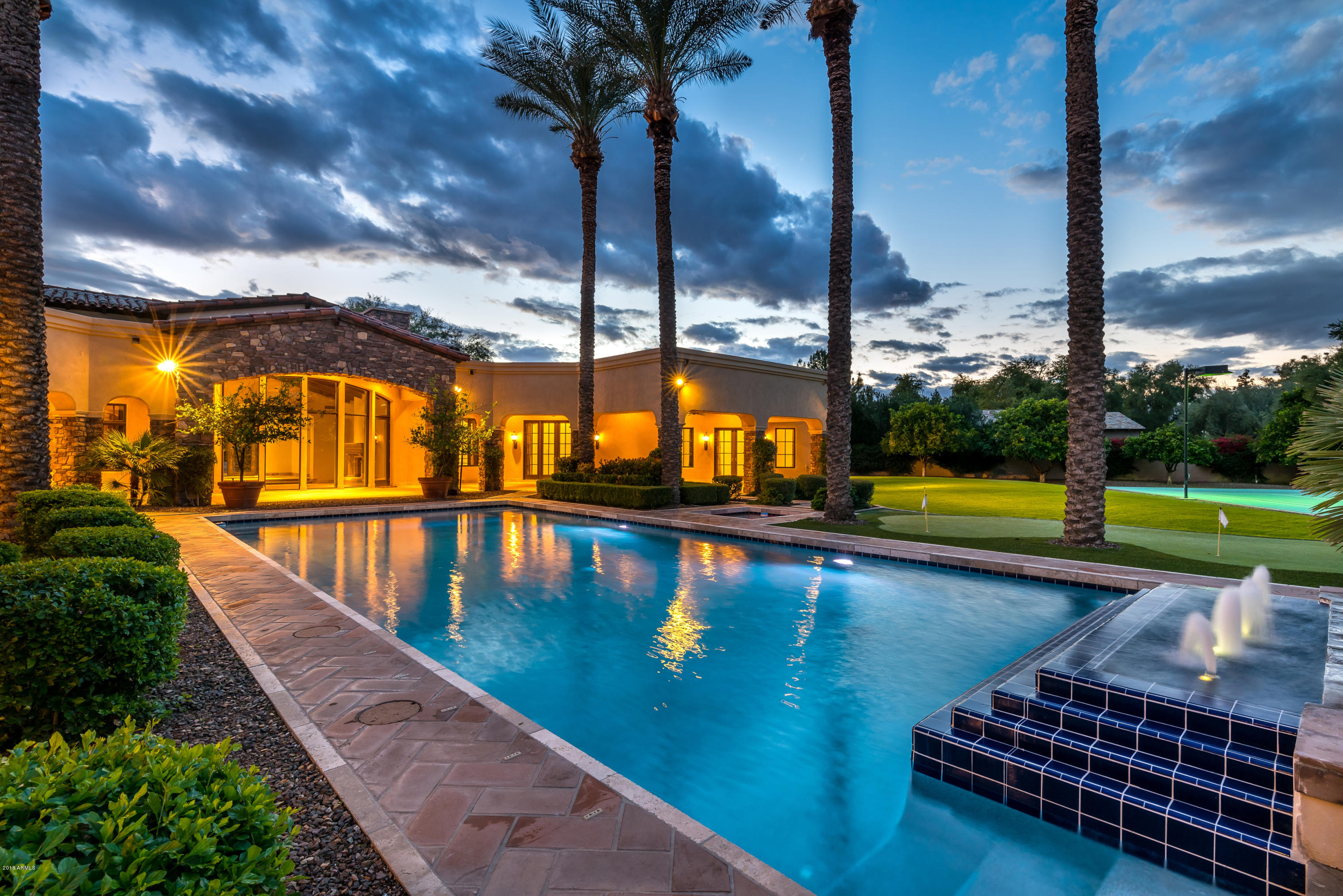 6390 East Royal Palm Road Paradise Valley, AZ 85253 - Photo 45 of 58 a view of swimming pool with a lounge chairs