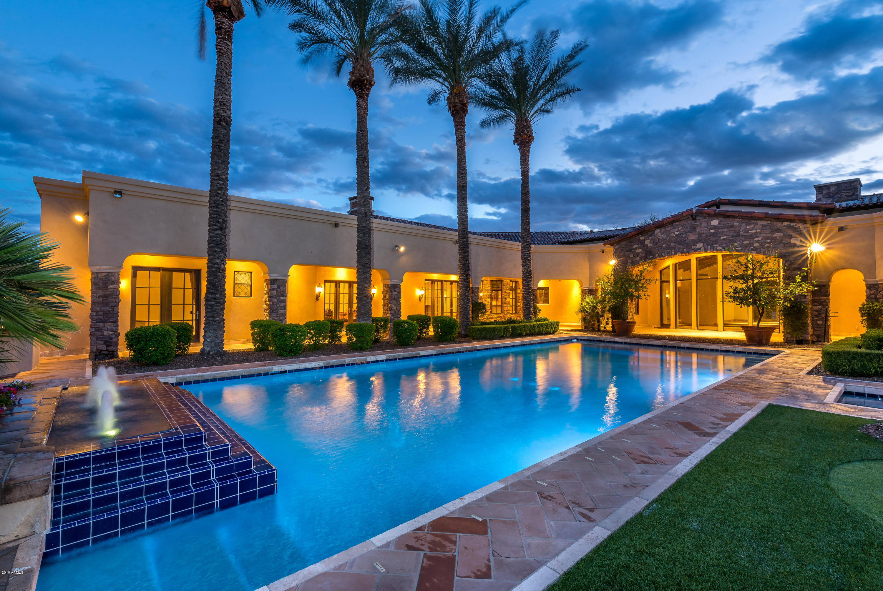 6390 East Royal Palm Road Paradise Valley, AZ 85253 - Photo 46 of 58 a view of swimming pool with a patio