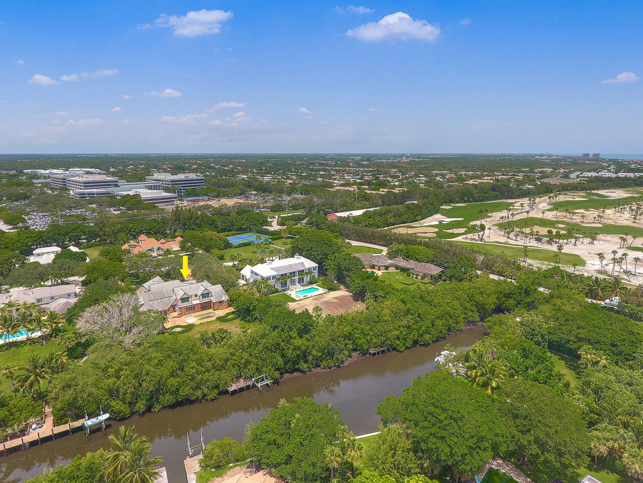 12418 Ridge Road North Palm Beach, FL 33408 - Photo 3 of 12 Rear Exterior Aerial