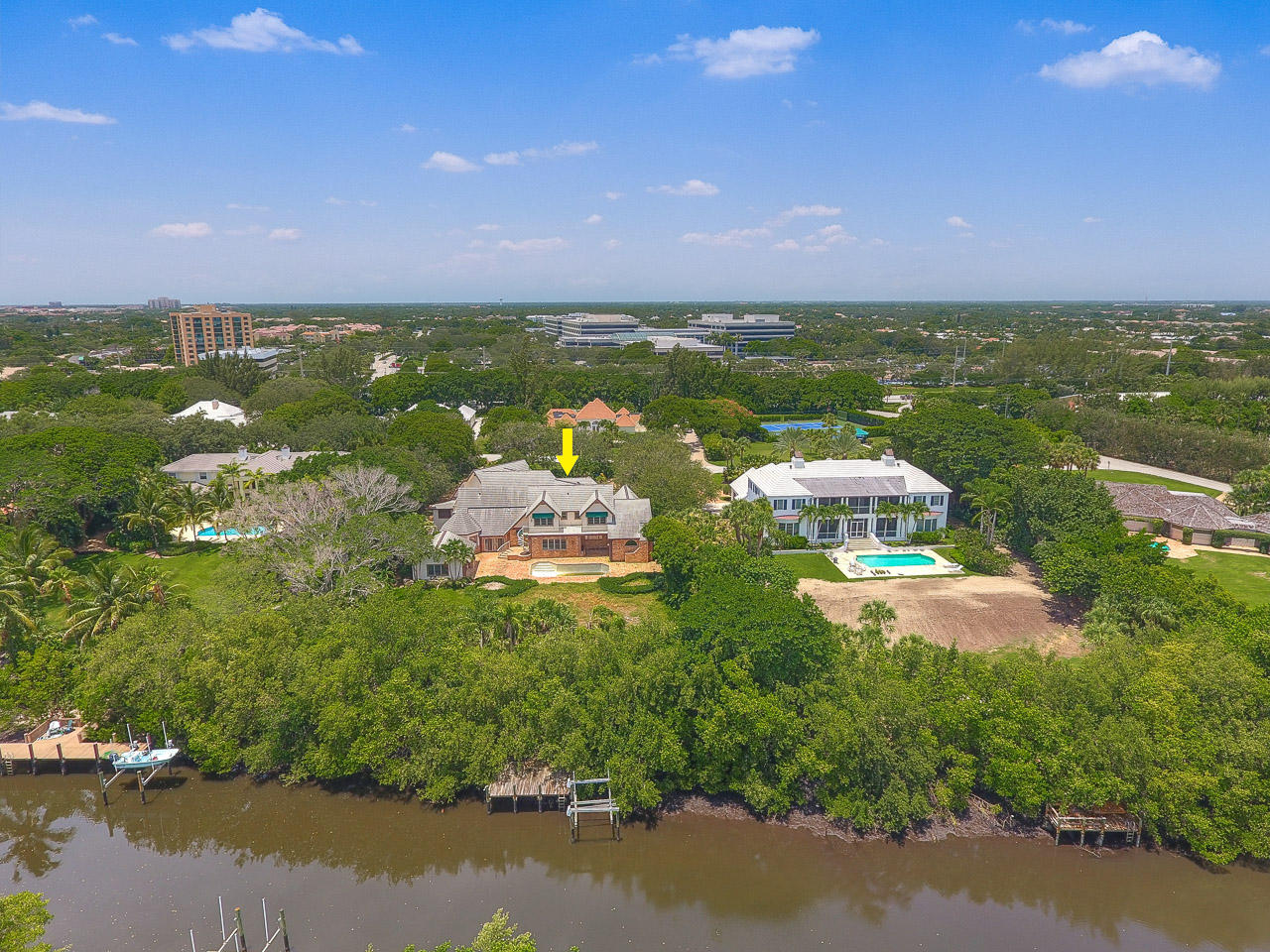 12418 Ridge Road North Palm Beach, FL 33408 - Photo 4 of 12 Rear Exterior Aerial