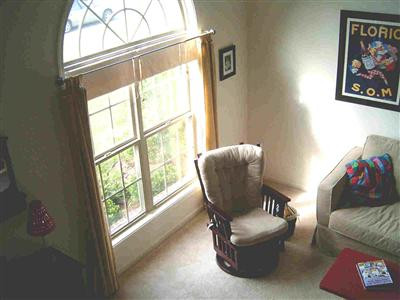 Vaulted great room.