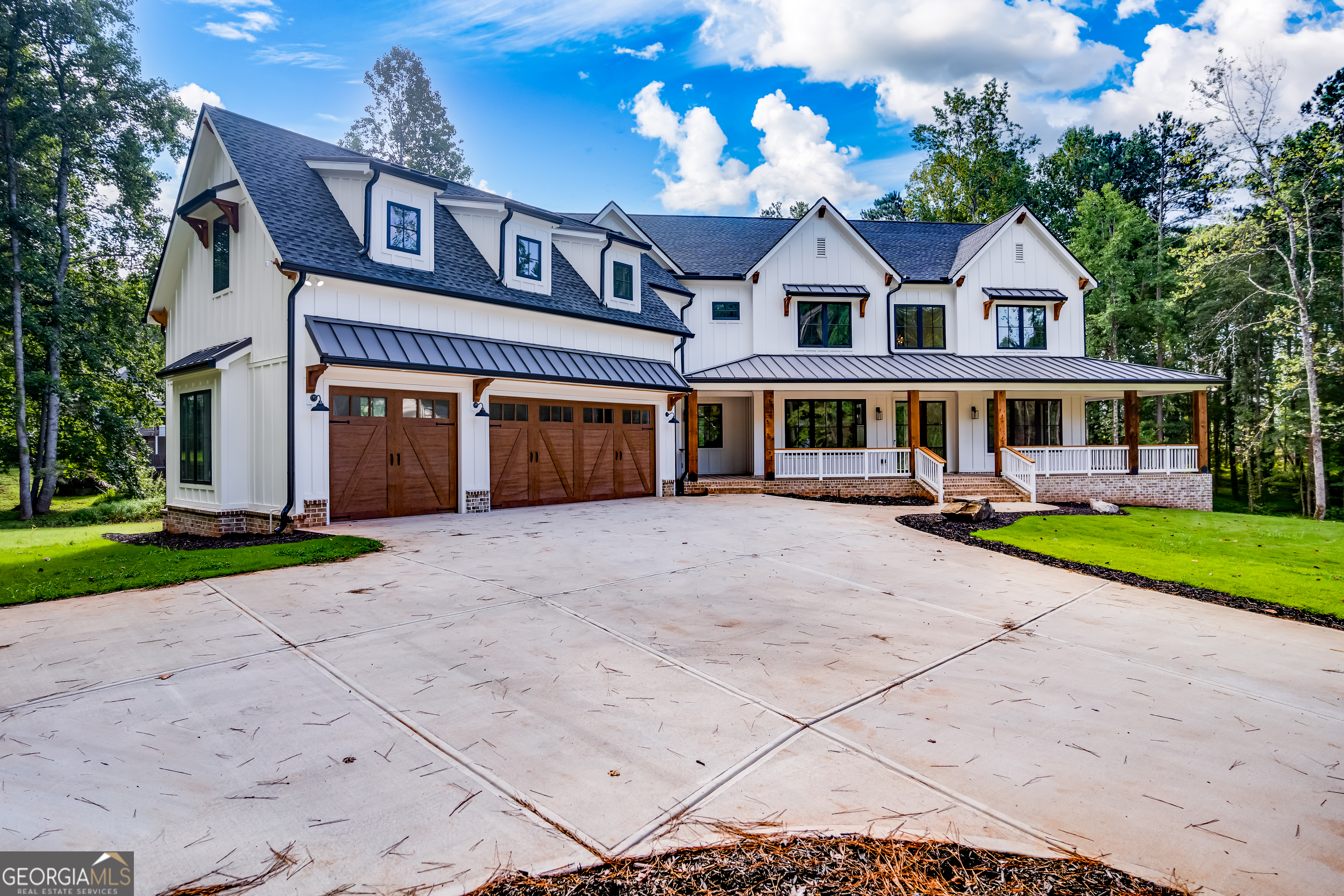 Lot 1 Cox Road Roswell, GA 30188 - Photo 11 of 38 a front view of a house with garden