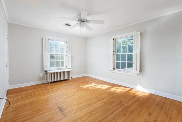 a front view of house with yard