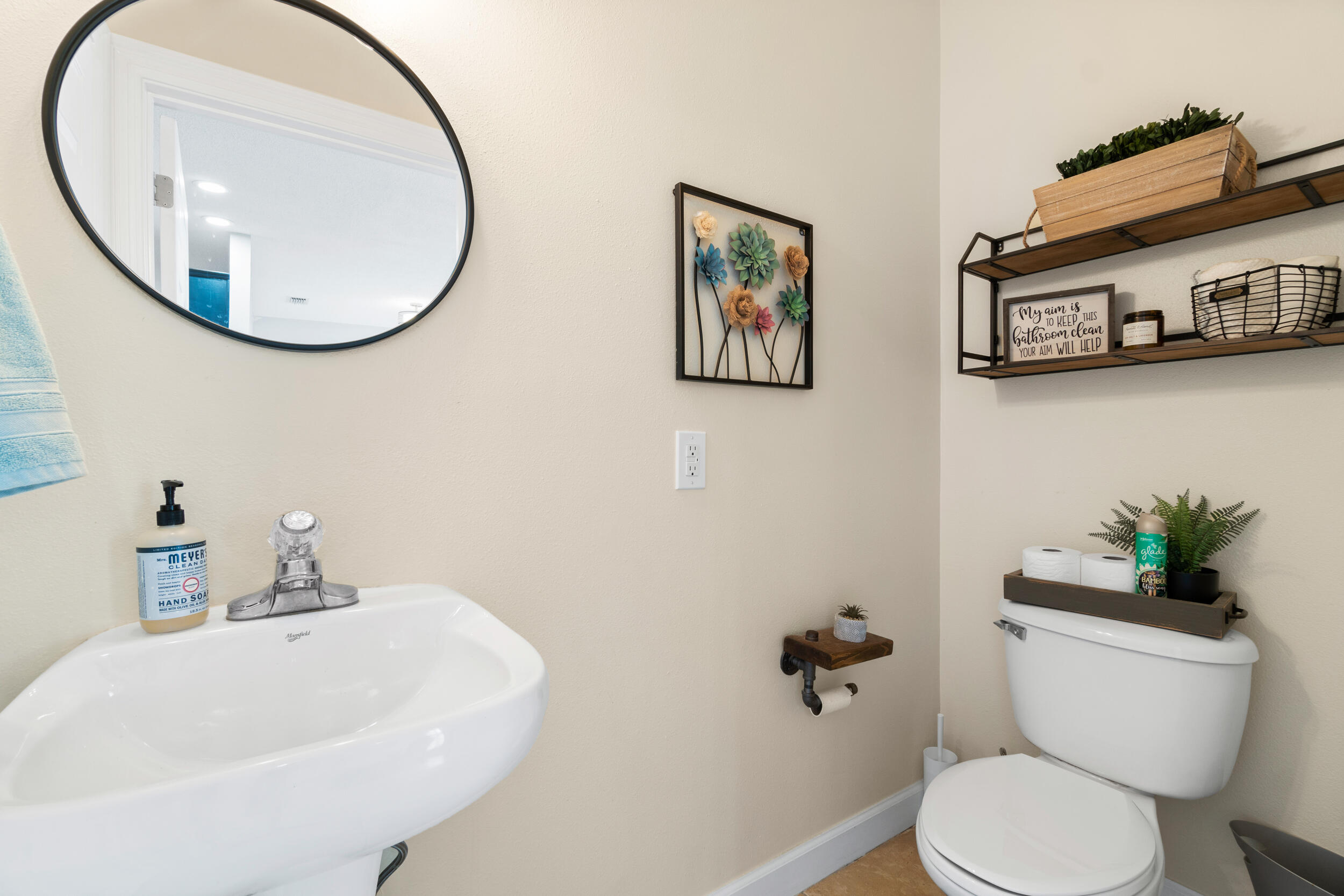 31 Corte Lago Santa Rosa Beach, FL 32459 - Photo 14 of 42 a bathroom with a toilet a sink and a mirror