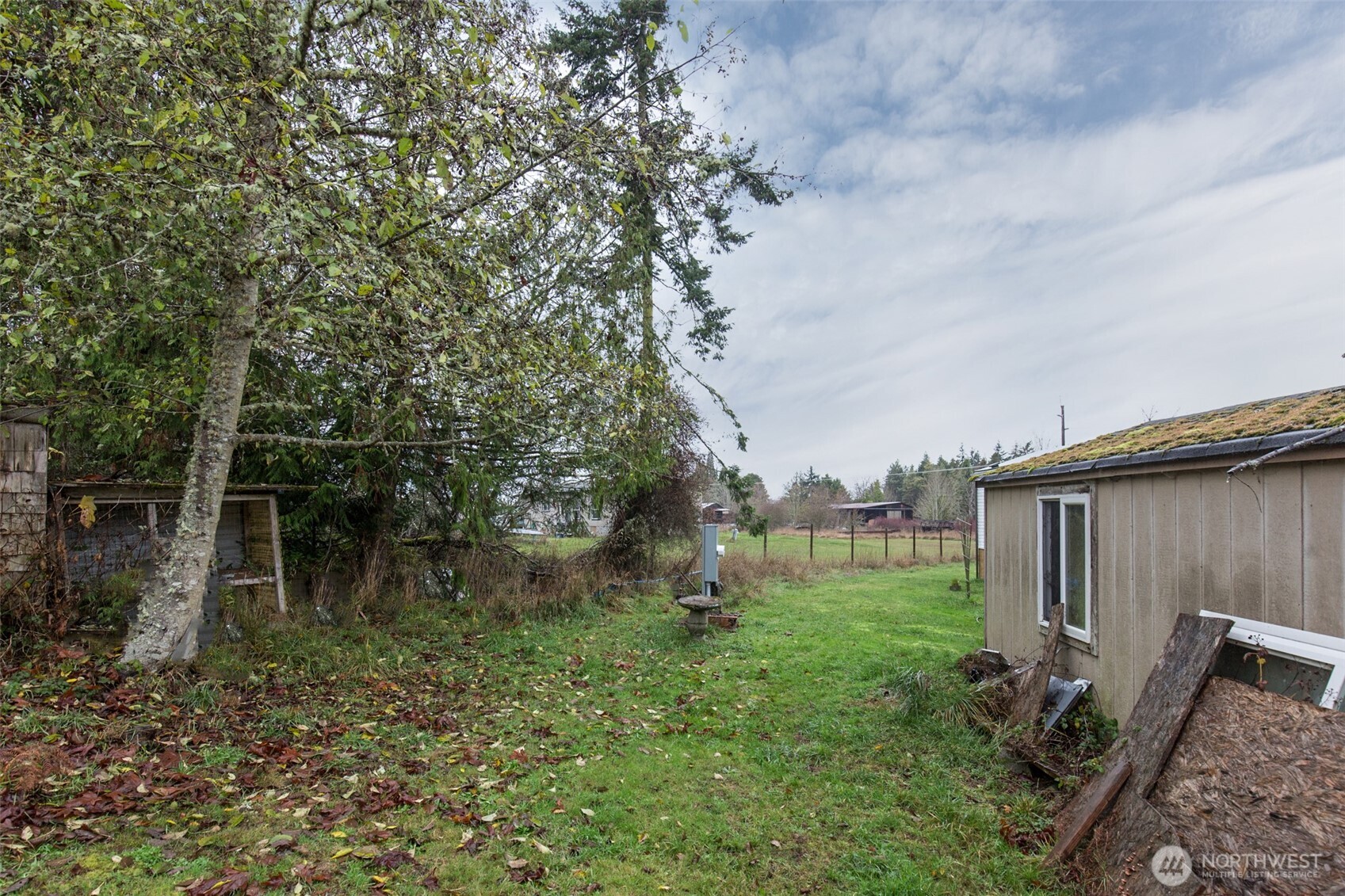 501 McCarver Road Port Angeles, WA 98362 - Photo 28 of 36 a backyard of a house with lots of green space