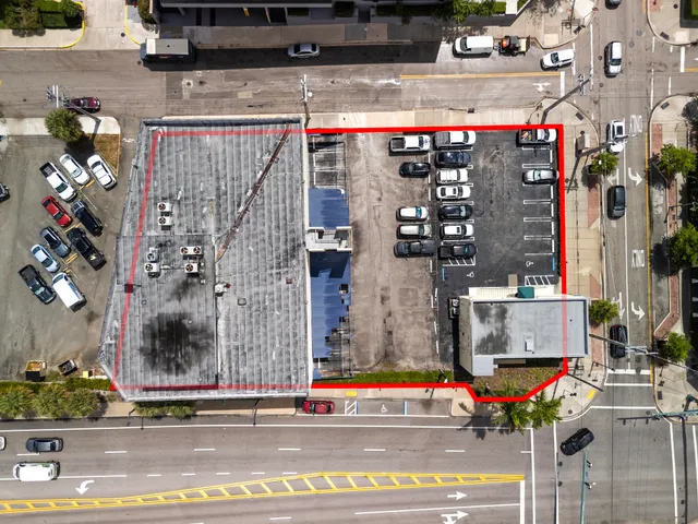 a view of city and ocean