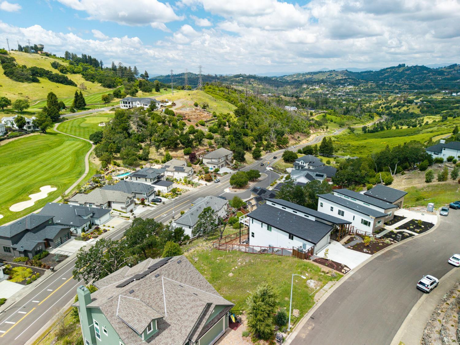 3725 Deauville Place Santa Rosa, CA 95403 - Photo 12 of 12 an aerial view of residential houses with outdoor space