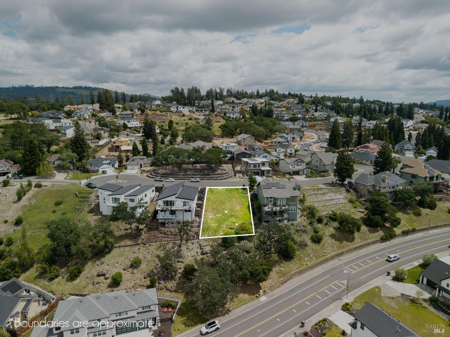 3725 Deauville Place Santa Rosa, CA 95403 - Photo 5 of 12 an aerial view of residential houses with outdoor space
