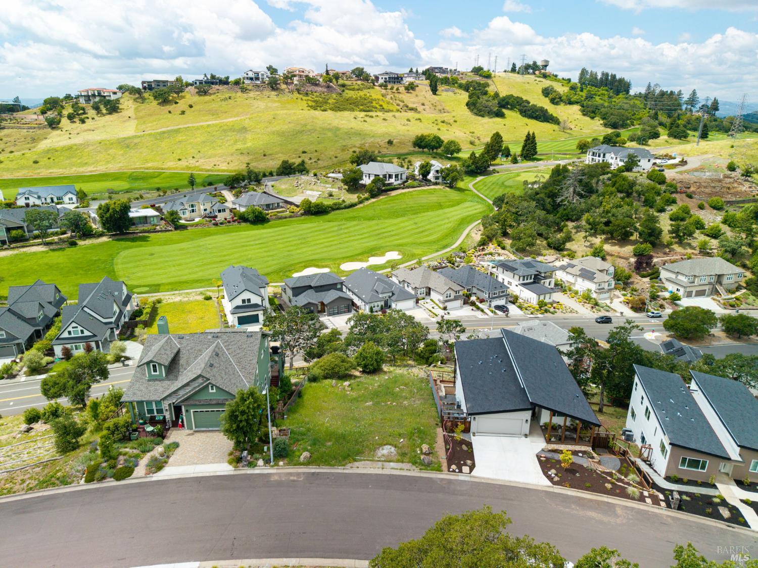 3725 Deauville Place Santa Rosa, CA 95403 - Photo 8 of 12 an aerial view of tennis court