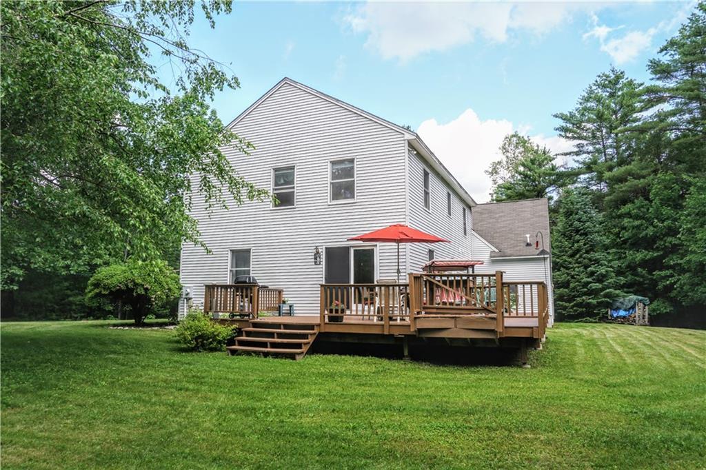 176 Christopher Road North Yarmouth, ME 04097 - Photo 33 of 34 Oversized Deck and large lawn