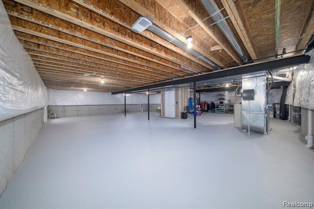 5483 Woodfall Road Clarkston, MI 48348 - Photo 32 of 43 Spacious Basement
