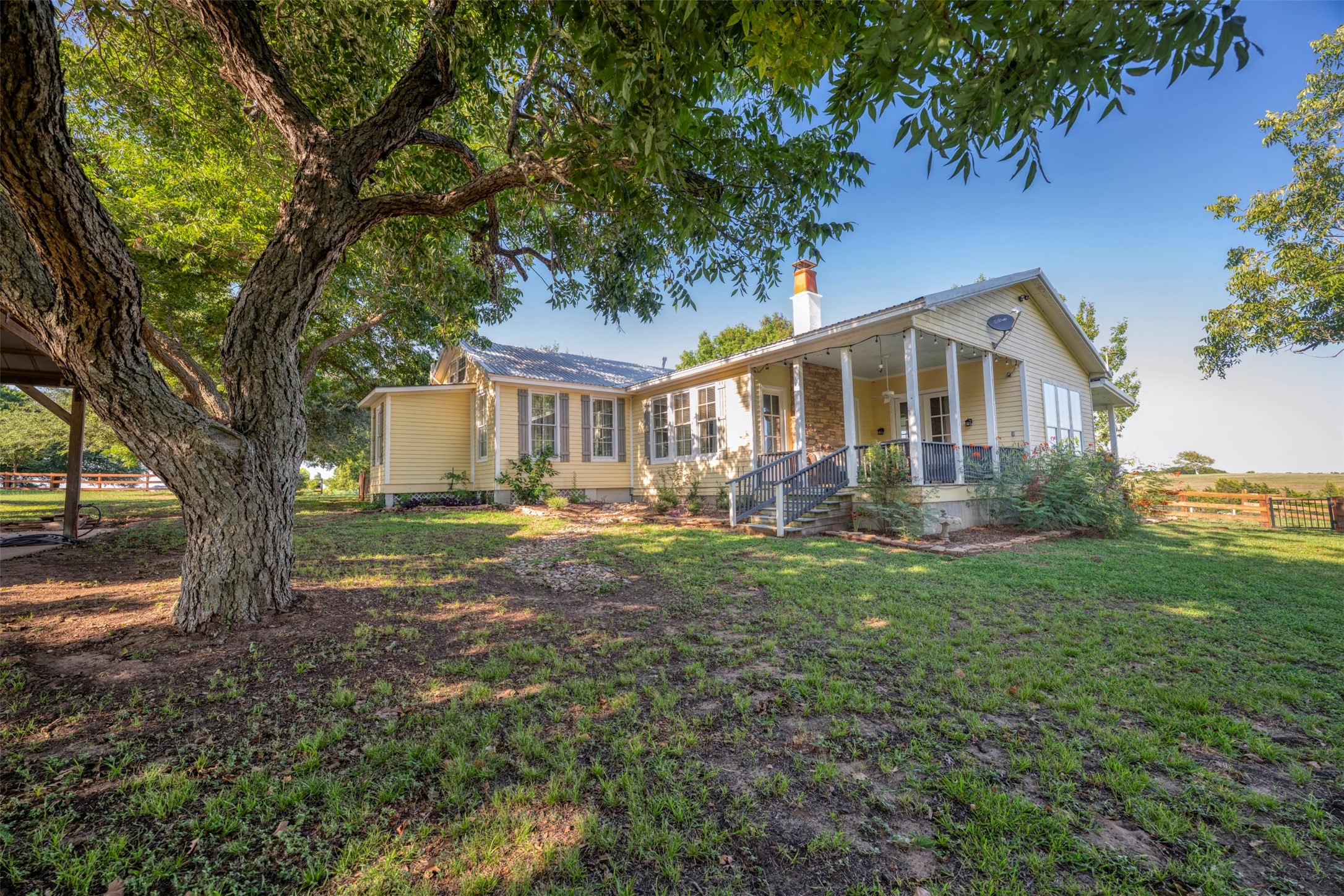 1711 Sempronius Road Chappell Hill, TX 77426 - Photo 25 of 50 a front view of a house with yard and green space
