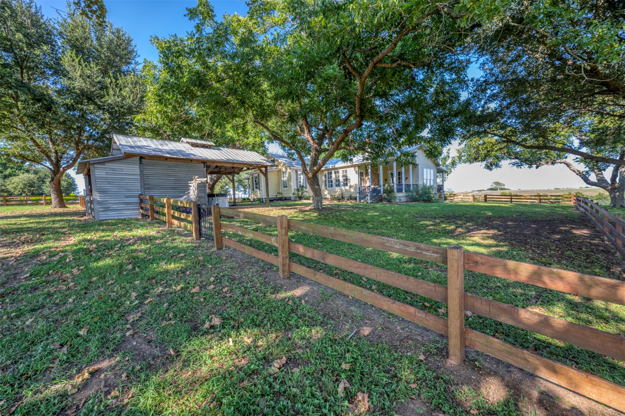 1711 Sempronius Road Chappell Hill, TX 77426 - Photo 26 of 50 a view of a house with backyard