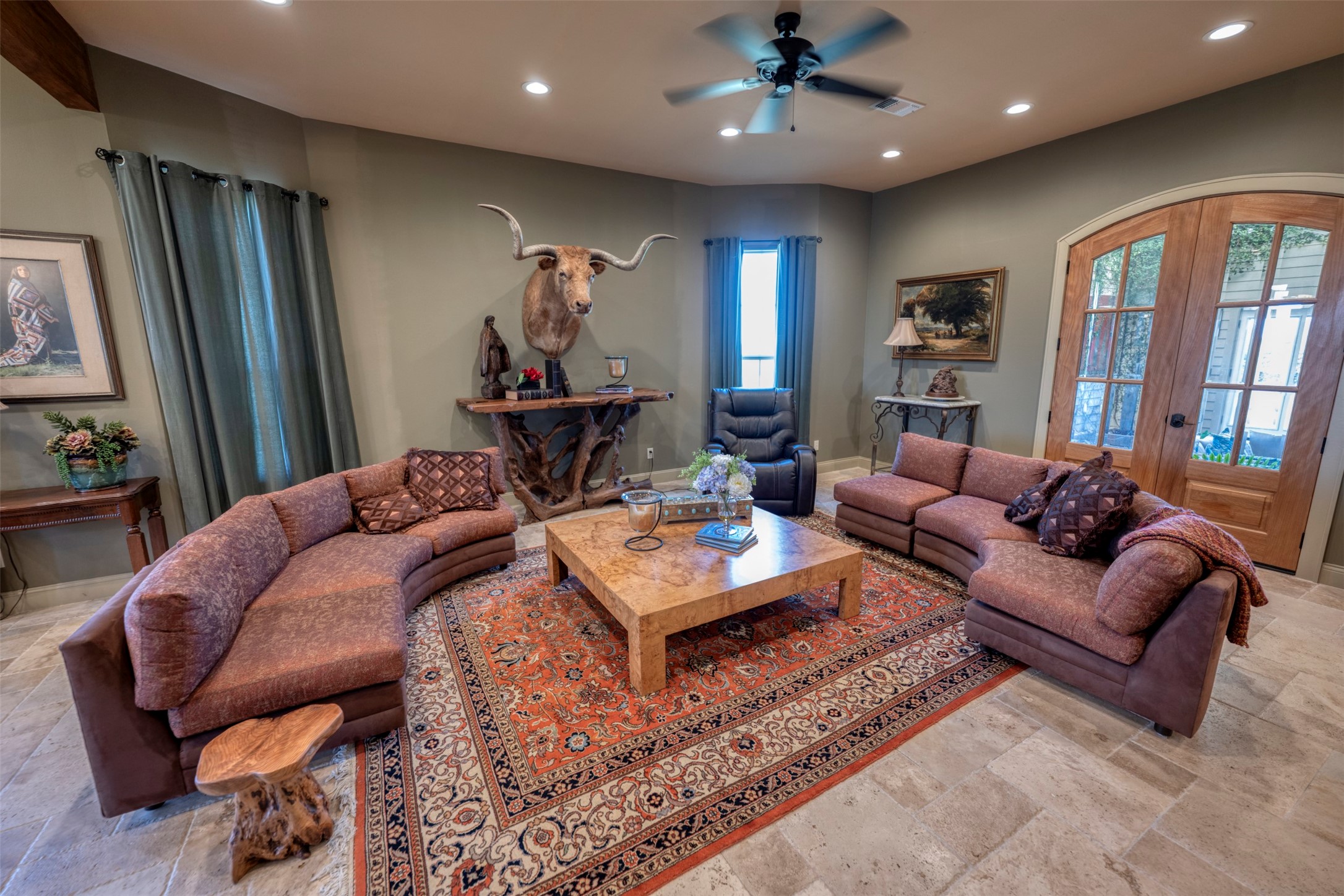 1711 Sempronius Road Chappell Hill, TX 77426 - Photo 35 of 50 a living room with furniture rug and window
