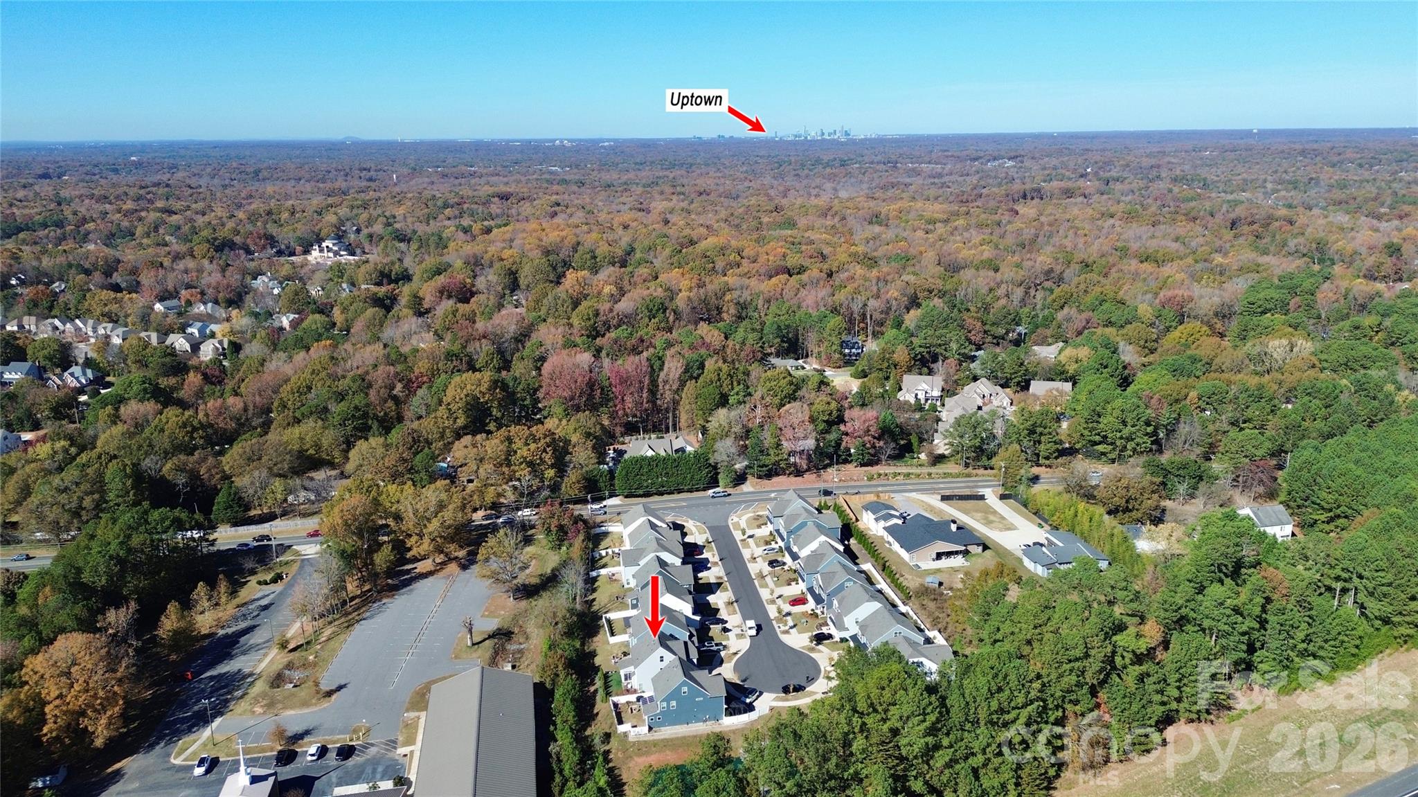 4030 Belle Landing Road, Unit 7 Charlotte, NC 28270 - Photo 7 of 24 an aerial view of multiple house