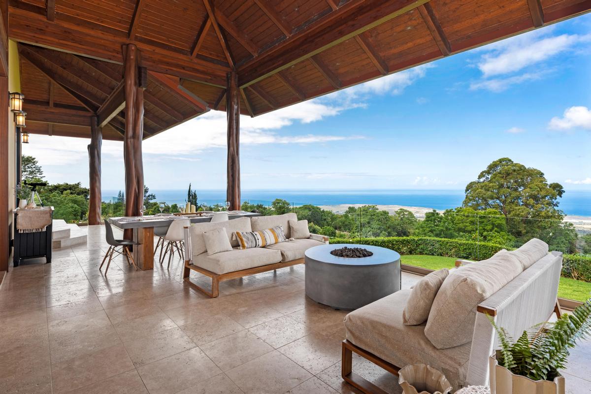 73-4695 Pilialoha Road Kailua-Kona, HI 96740 - Photo 8 of 30 a view of a patio with couches table and chairs