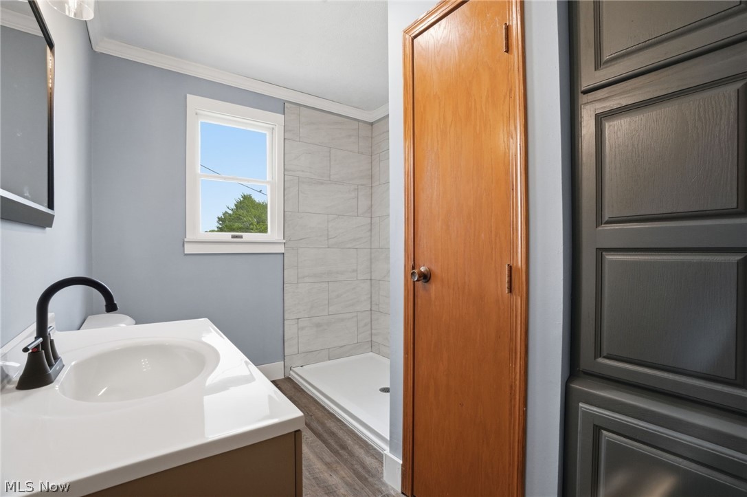 720 Keefus Road Conneaut, OH 44030 - Photo 23 of 33 New shower, water fixtures, vanity and flooring