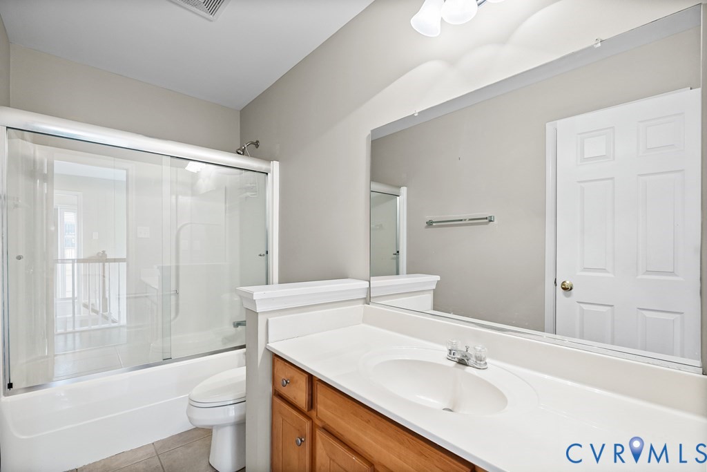 116 Jesse's Way Farmville, VA 23901 - Photo 26 of 47 Bathroom featuring a single vanity with wood cabin