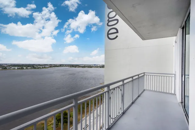 a view of balcony with furniture