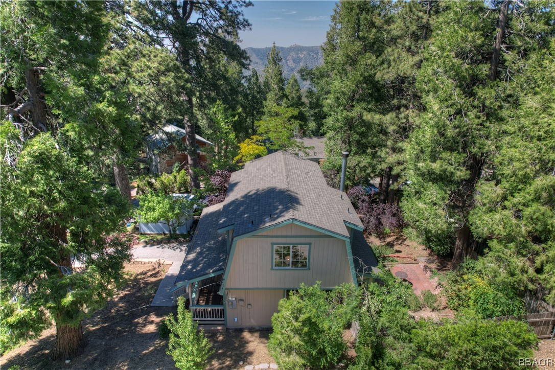 189 Pine Ridge Road Crestline, CA 92325 - Photo 30 of 30 an aerial view of a house