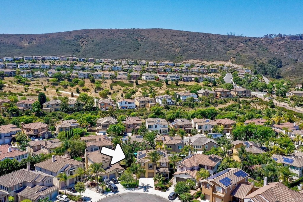 1738 Star Crest Place San Marcos, CA 92078 - Photo 49 of 51 an aerial view of residential houses with outdoor space