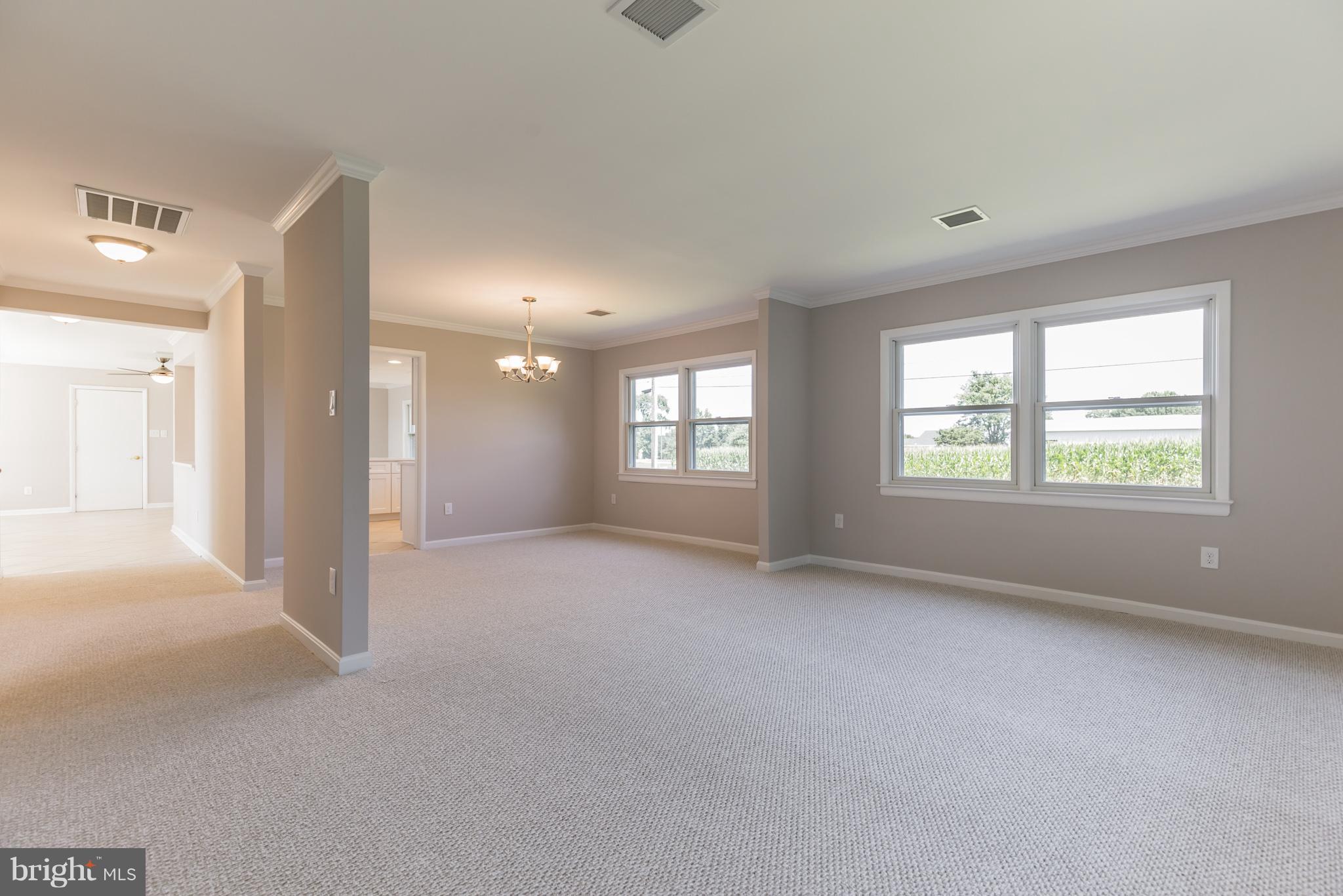 9335 River View Road Broomes Island, MD 20615 - Photo 9 of 30 Living Room-Dining Room- new carpeting