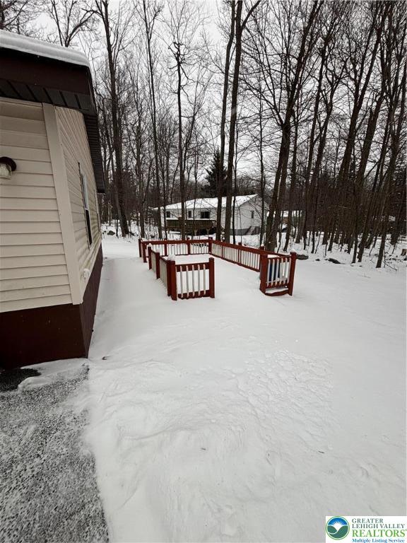 9203 Westwood Drive Tobyhanna, PA 18466 - Photo 23 of 24 Rear Exterior Deck