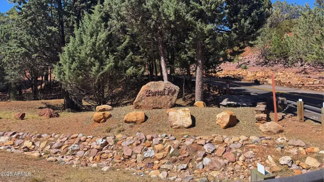 a view of parking space