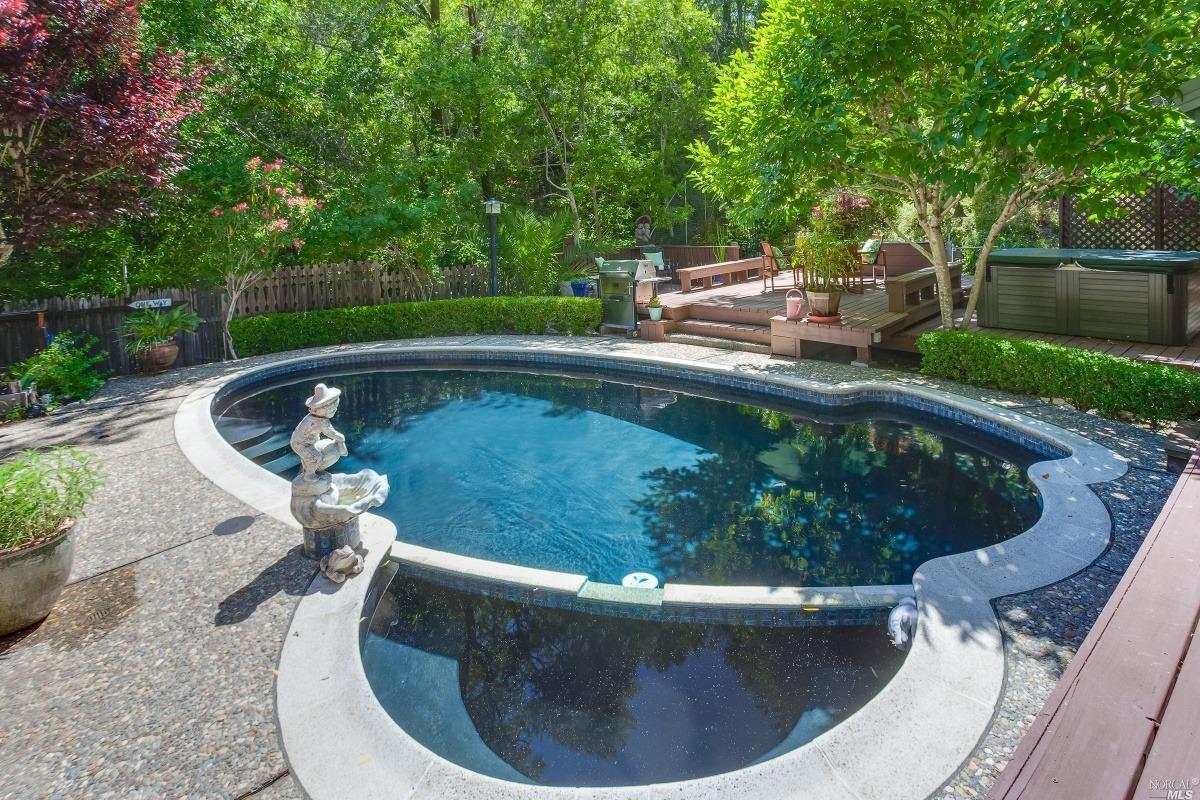 101 Legend Road San Anselmo, CA 94960 - Photo 1 of 1 a view of a bathtub in a backyard