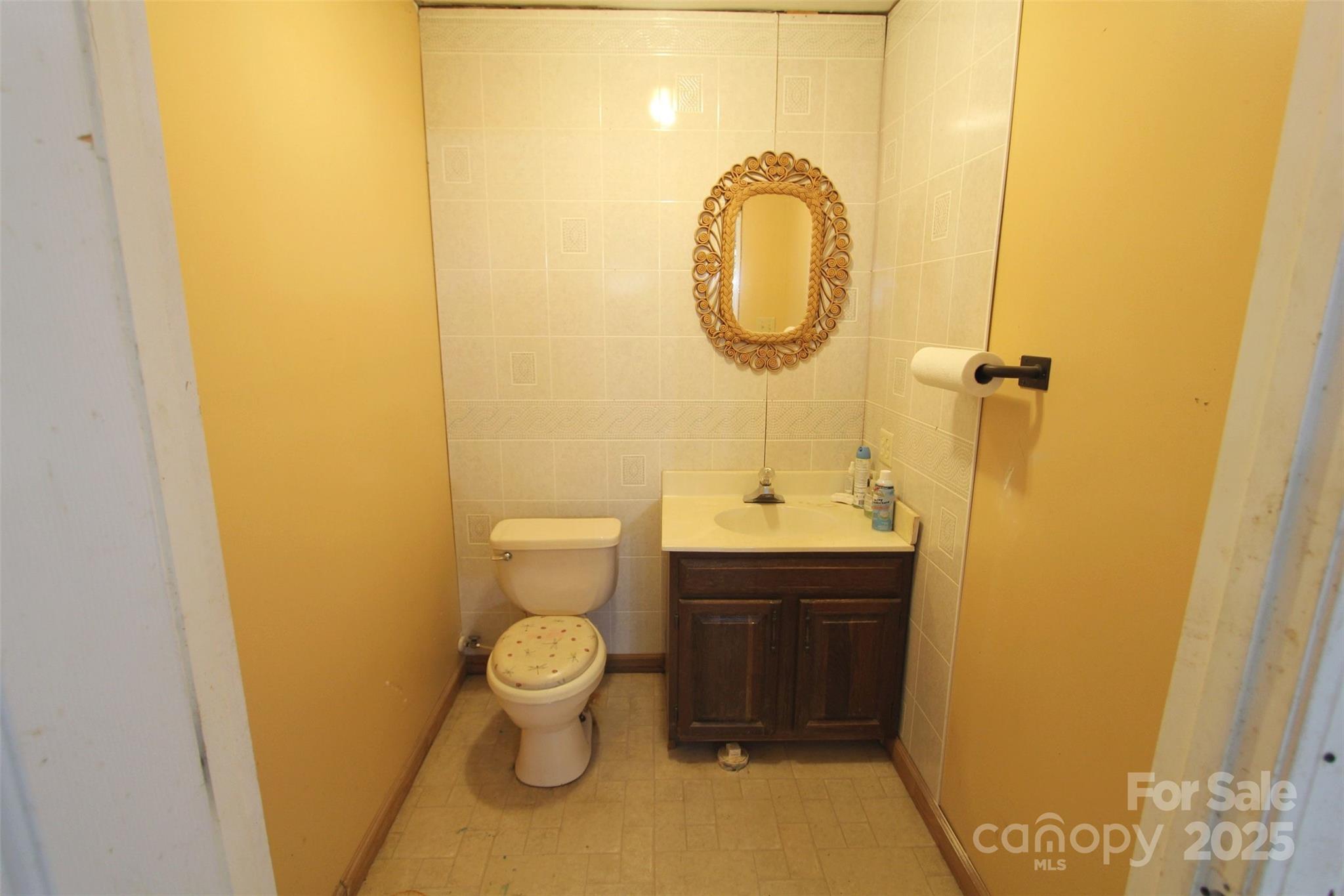 843 Upper White Store Road Peachland, NC 28133 - Photo 38 of 48 a bathroom with a sink and a mirror