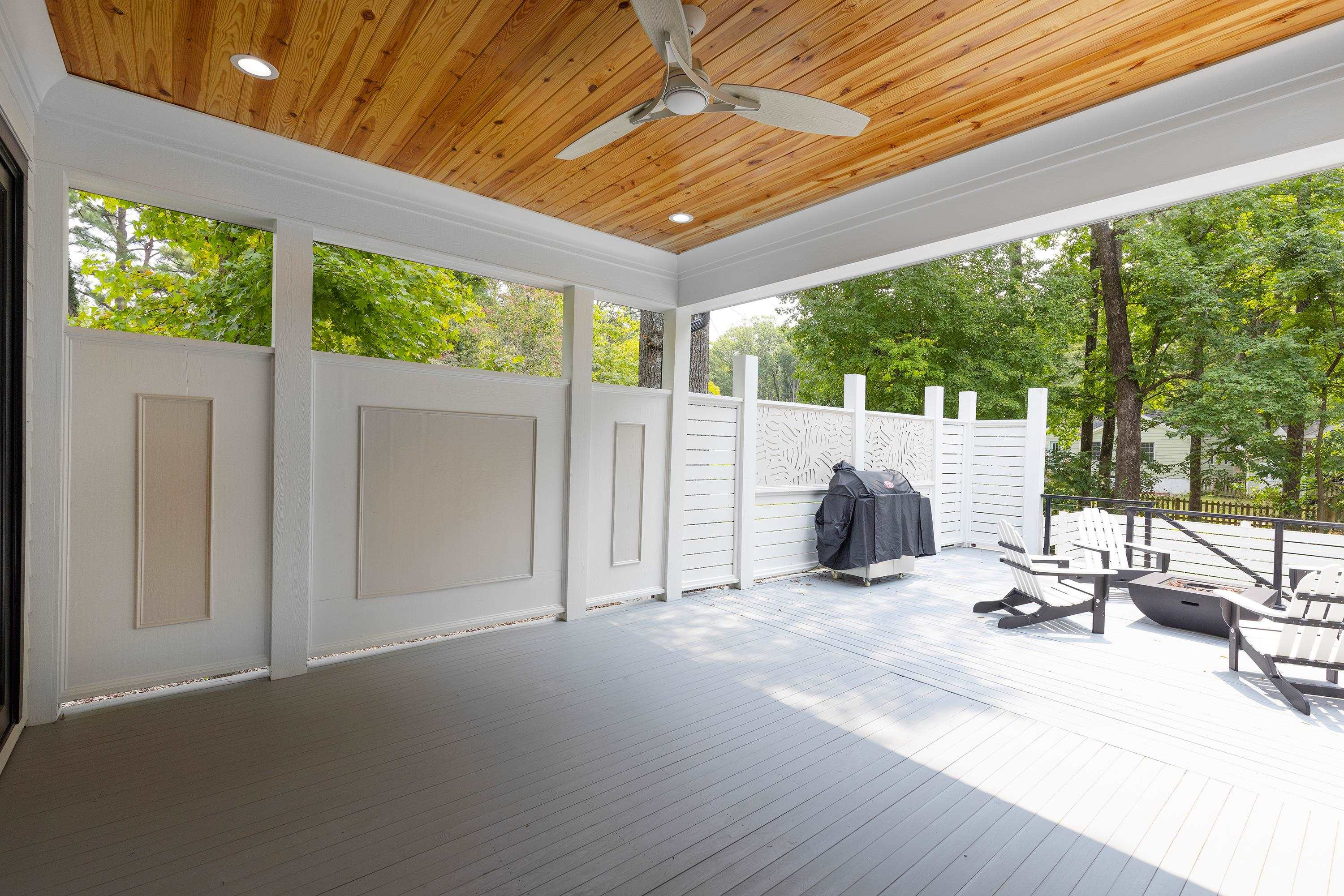 336 Waldo Street Cary, NC 27511 - Photo 46 of 62 a view of a patio with wooden floor