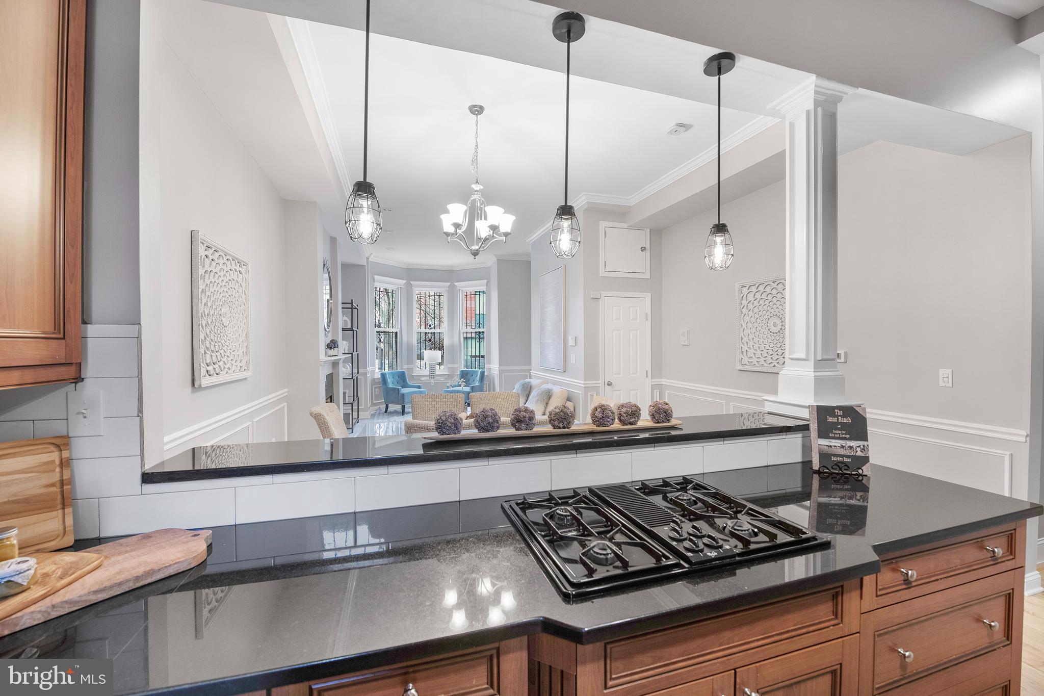903 R Street Northwest, Unit 1 Washington, DC 20001 - Photo 14 of 32 a kitchen with stainless steel appliances granite countertop a stove a sink and a granite counter tops