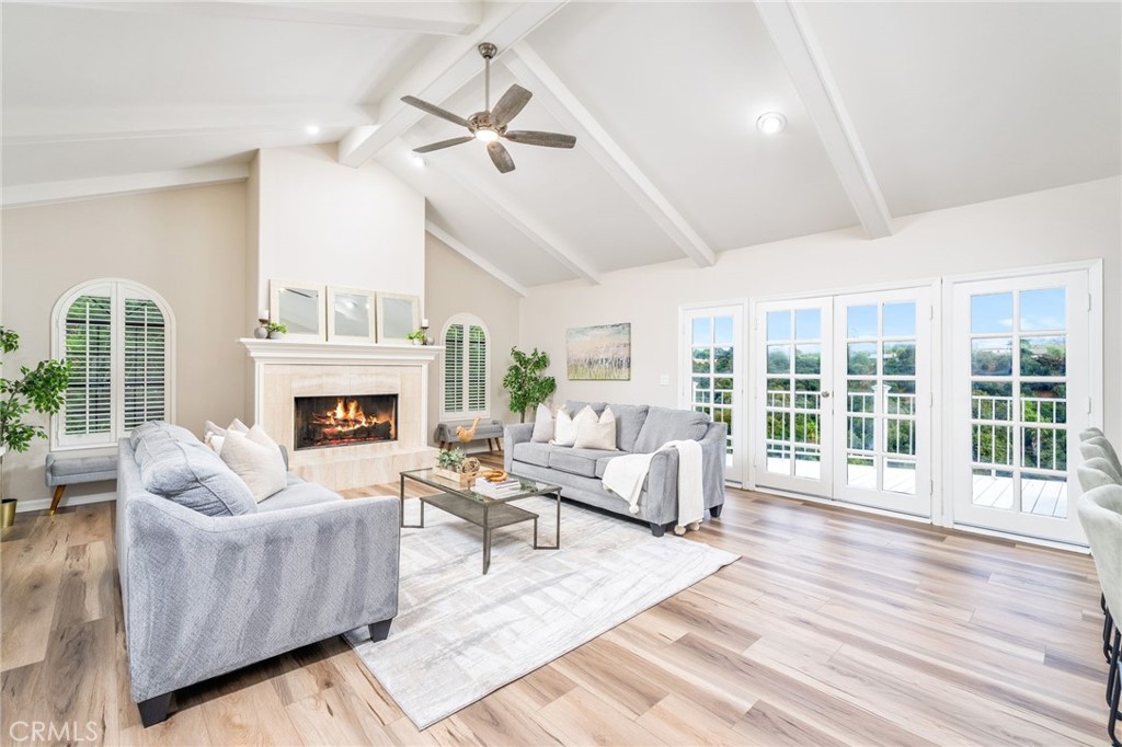 1187 Edinburgh Road San Dimas, CA 91773 - Photo 15 of 57 a living room with furniture and a fireplace