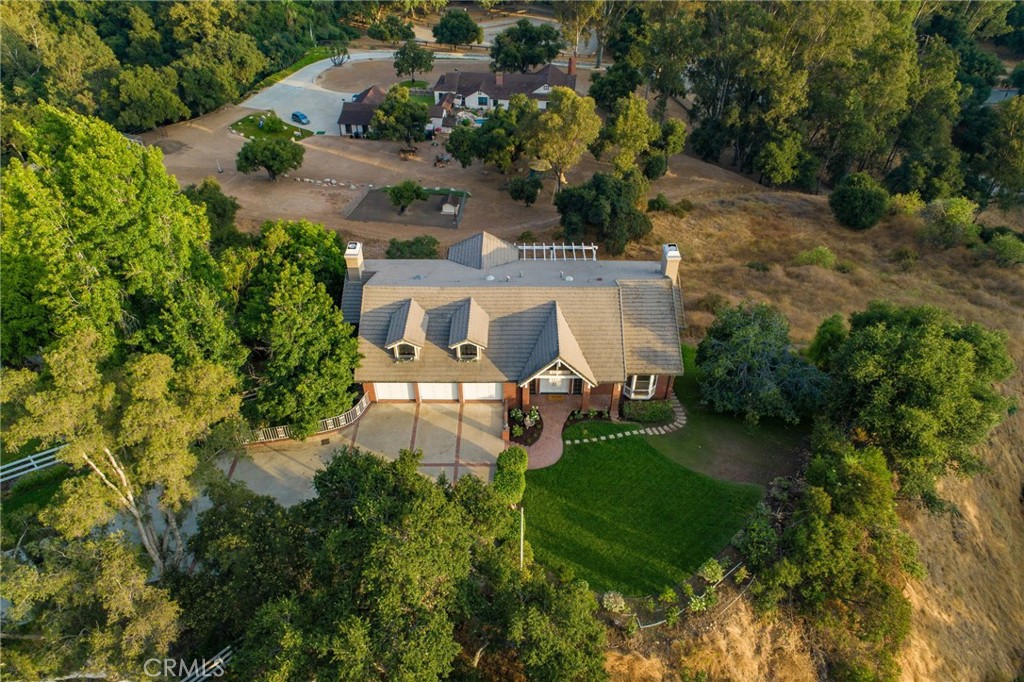 1187 Edinburgh Road San Dimas, CA 91773 - Photo 41 of 57 an aerial view of a house with yard swimming pool and outdoor seating