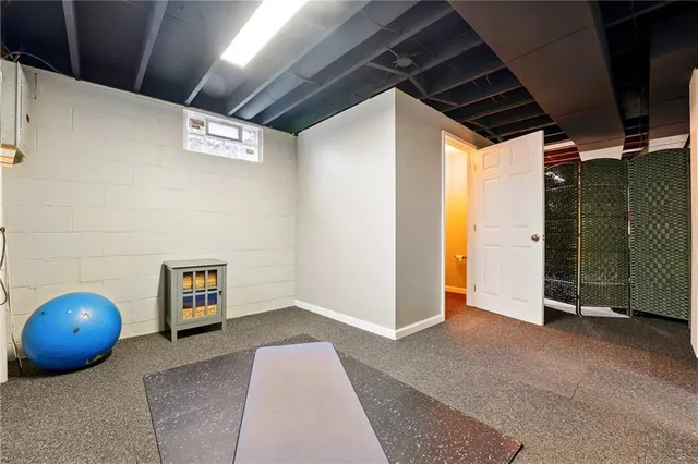 a view of an empty room