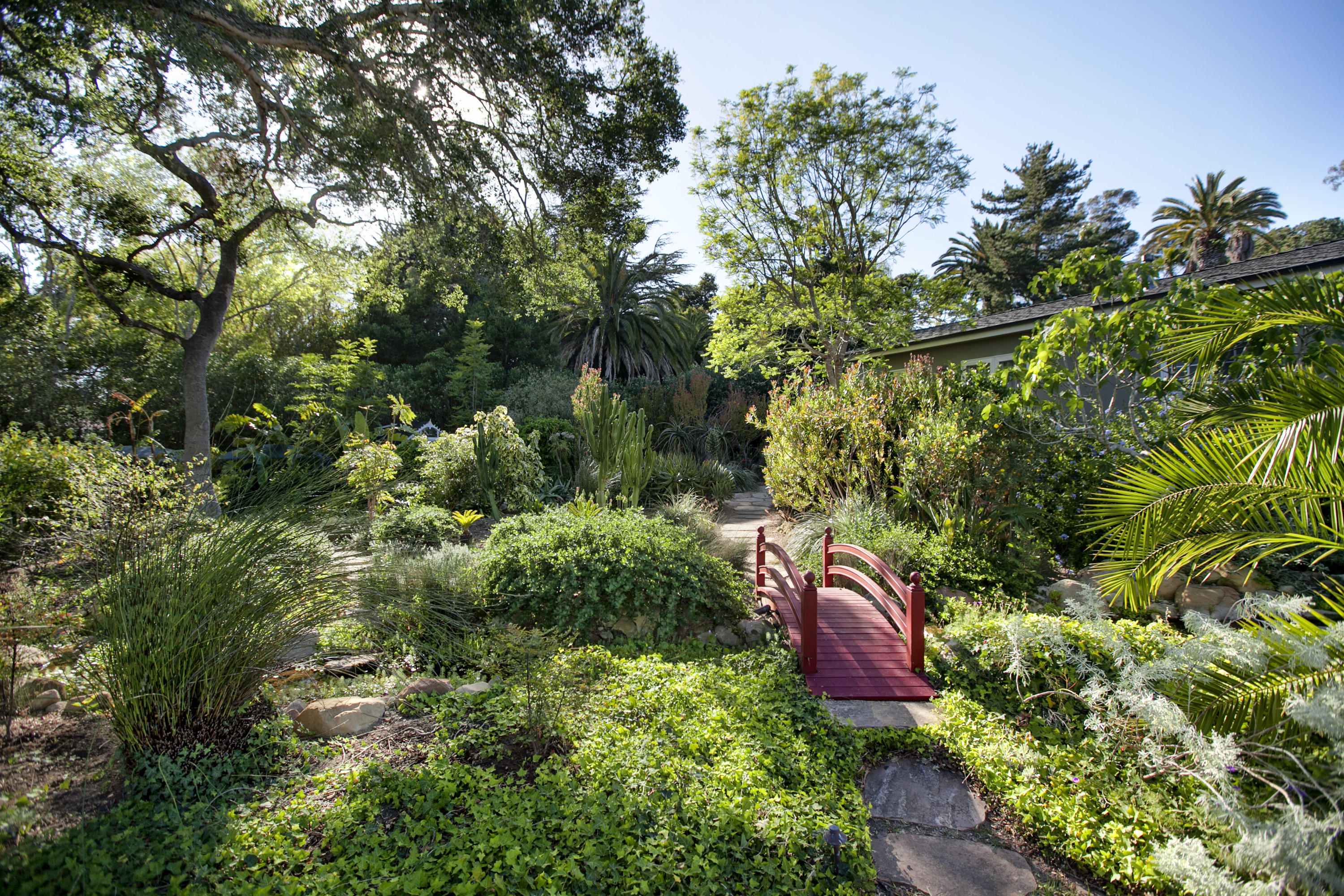 1422 East Valley Road Santa Barbara, CA 93108 - Photo 17 of 25 a view of a garden