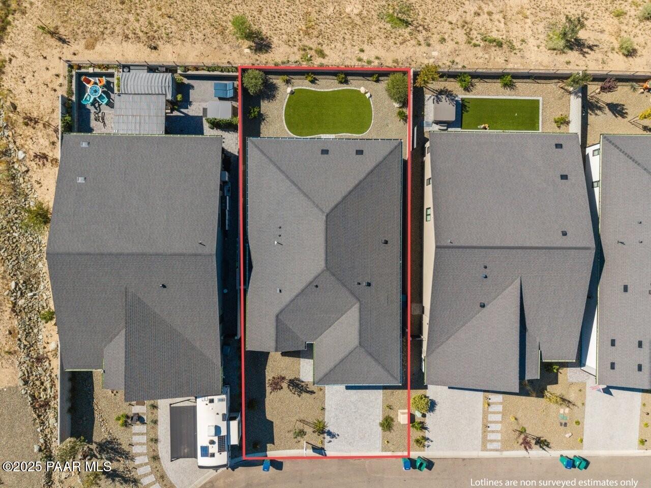 5008 Atwood Court Prescott Valley, AZ 86314 - Photo 29 of 34 an aerial view of houses with outdoor space