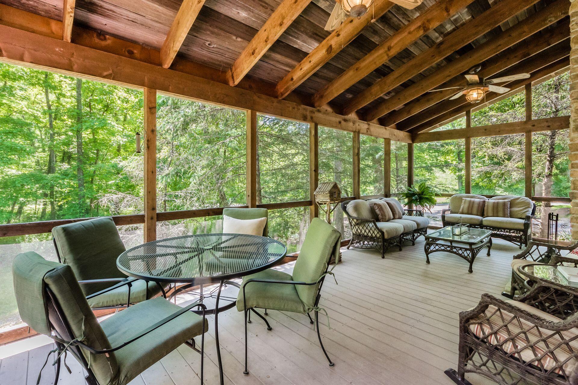 11444 Hazel Dell Road Howard, OH 43028 - Photo 23 of 41 Large screened porch perfect for relaxing and conversations.