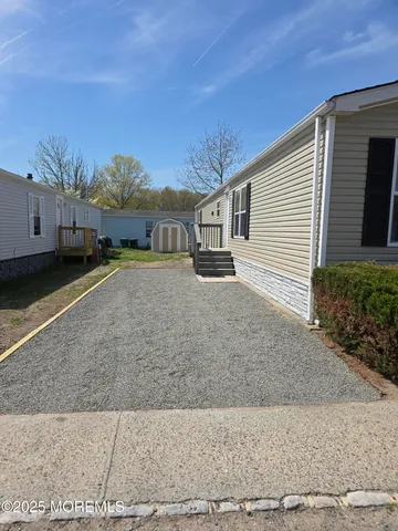 a backyard of a house