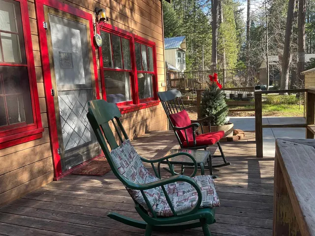 a view of outdoor seating