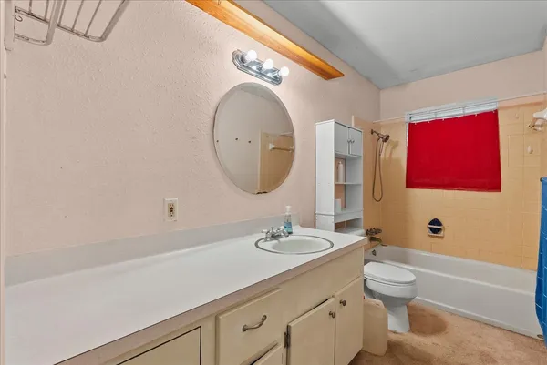 a view of gallery with door