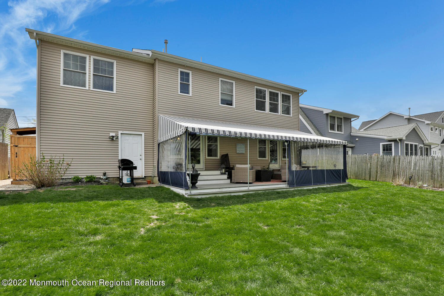 814 Pitney Drive Spring Lake Heights, NJ 07762 - Photo 20 of 22 a view of a house with a yard and sitting area