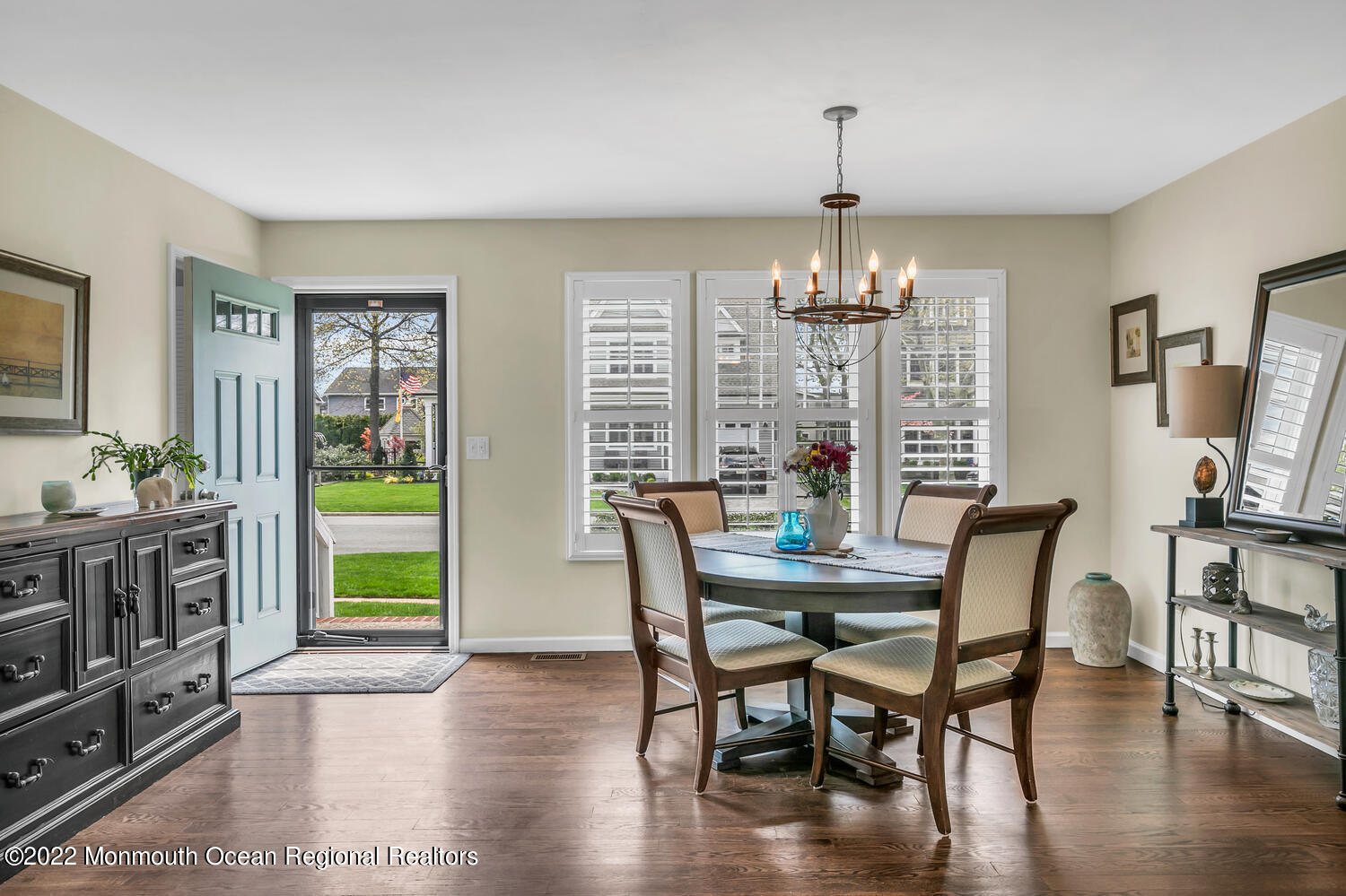 814 Pitney Drive Spring Lake Heights, NJ 07762 - Photo 3 of 22 a view of a dining room with furniture window and wooden floor