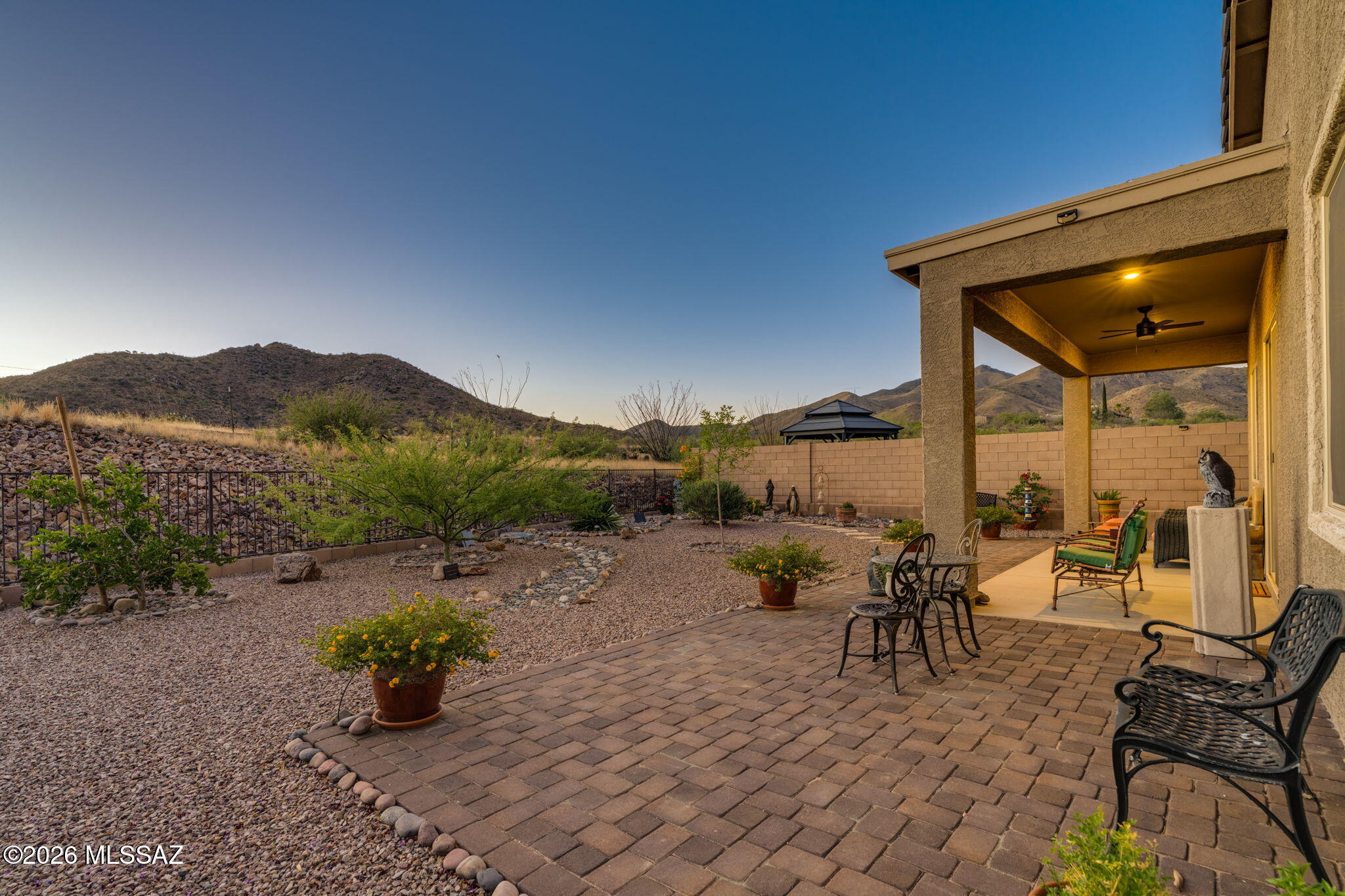 17629 South Ridgerunner Drive Vail, AZ 85641 - Photo 30 of 36 Extended patio with pavers!