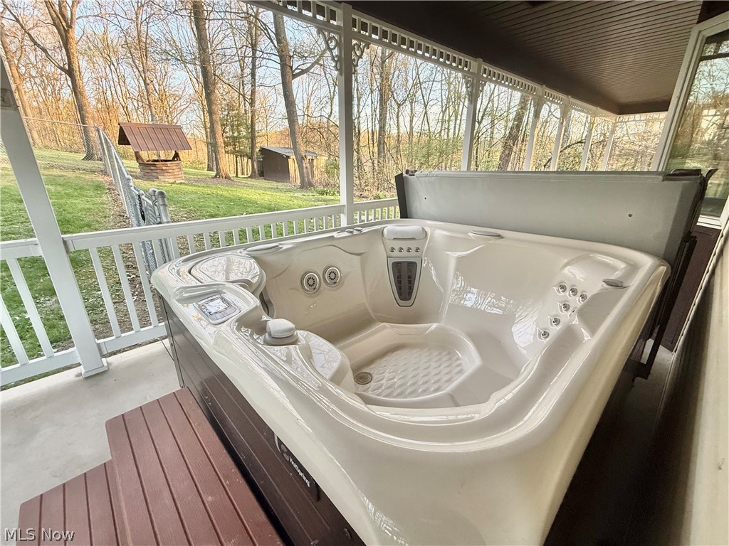 5042 Shawnee Road Carrollton, OH 44615 - Photo 40 of 48 hot tub on porch