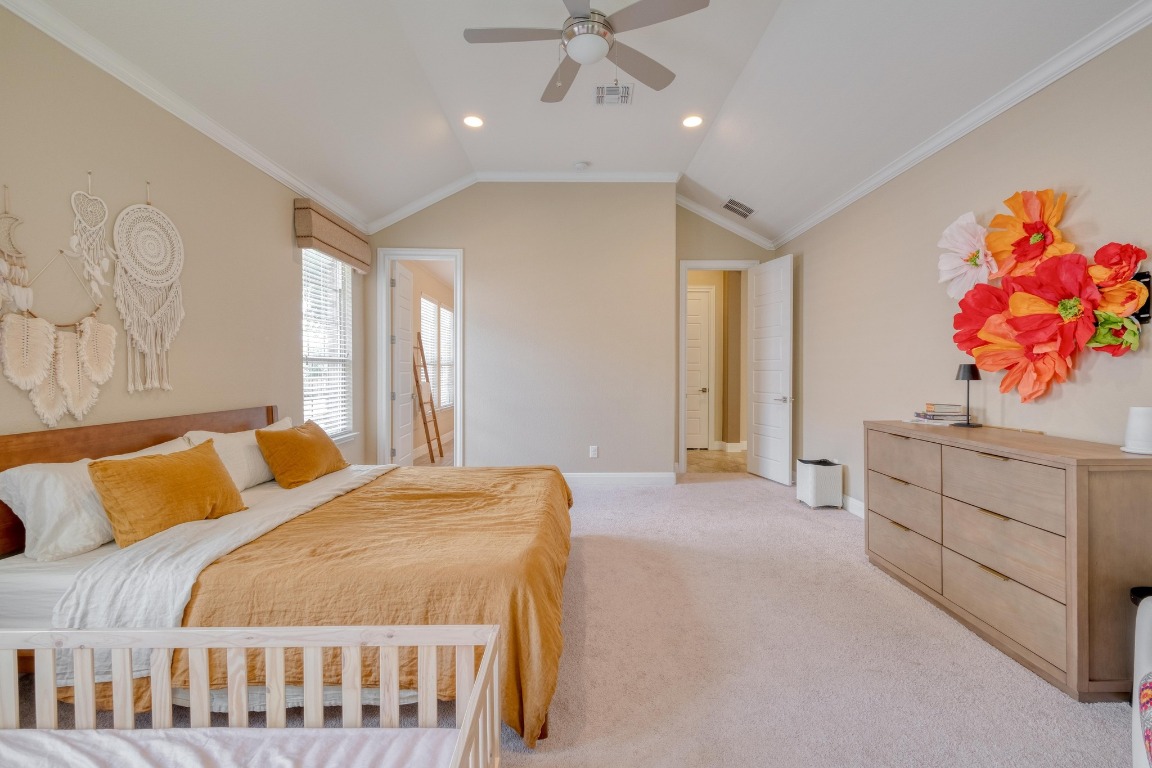 636 Trailside Bend Round Rock, TX 78665 - Photo 19 of 35 a bedroom with a bed and a window