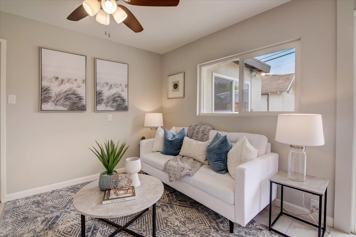 1209 Ridgewood Drive Millbrae, CA 94030 - Photo 18 of 59 a living room with furniture and a potted plant