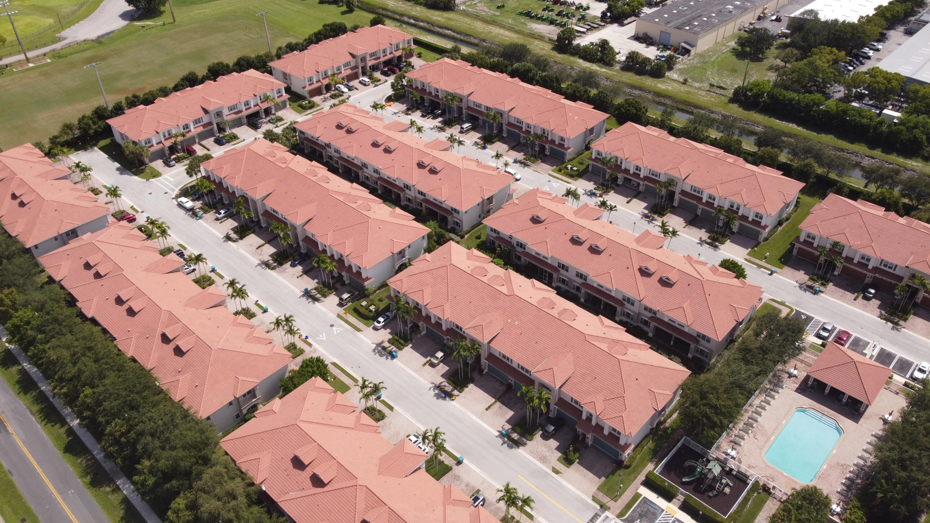 31 Beechdale Lane Boynton Beach, FL 33426 - Photo 23 of 26 an aerial view of a house with a yard