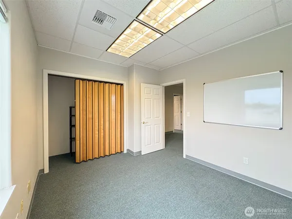 a view of closet area